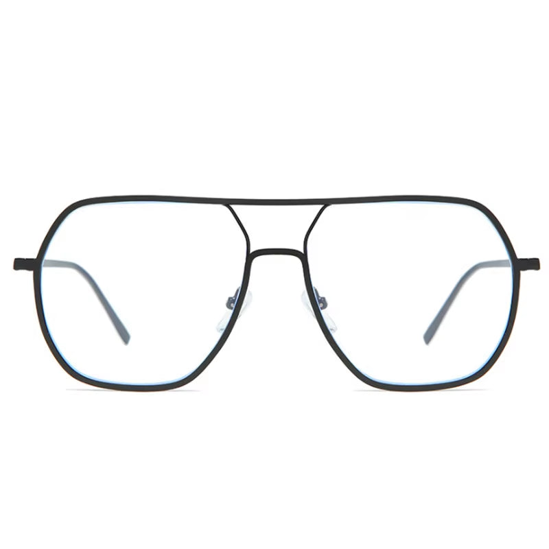 Mens anti Blue Light Glasses Oversized Glasses Frames Men Blue Light Blocking Glasses Twin Beam Reading Computer Glasses