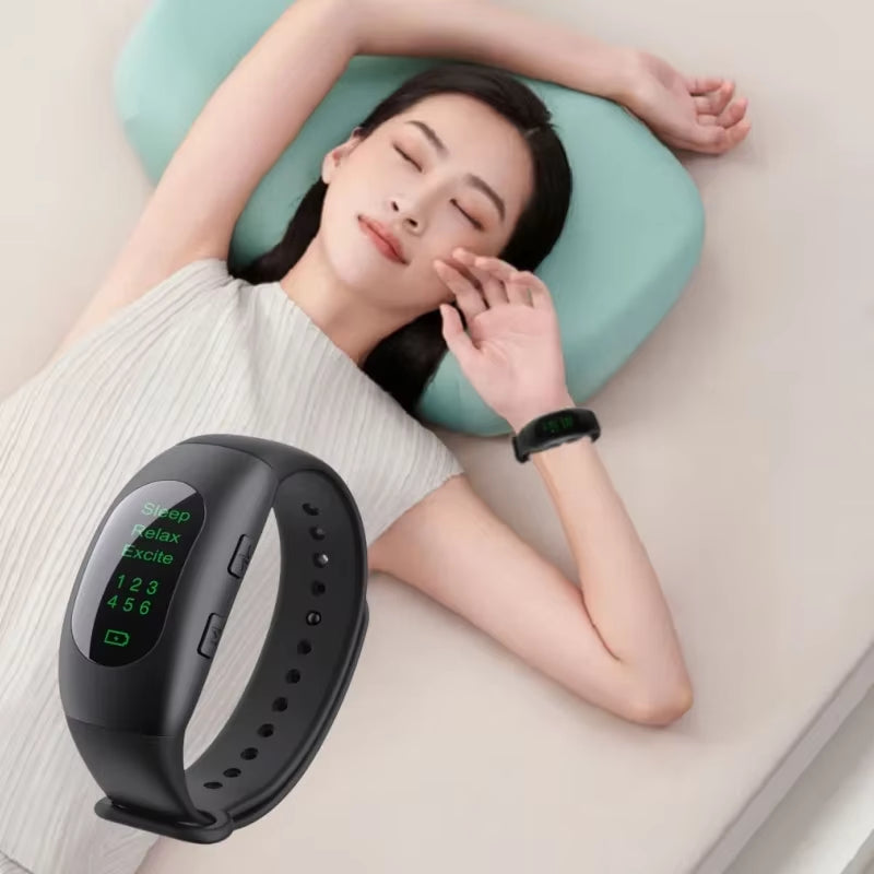 Micro-Current Intelligent Sleep Aid Stress Reduction Sleeping Apparatus Wearable Therapy Watch Sleeping Device Improve Anxiety