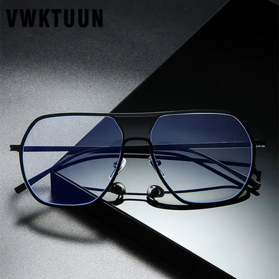 Mens anti Blue Light Glasses Oversized Glasses Frames Men Blue Light Blocking Glasses Twin Beam Reading Computer Glasses